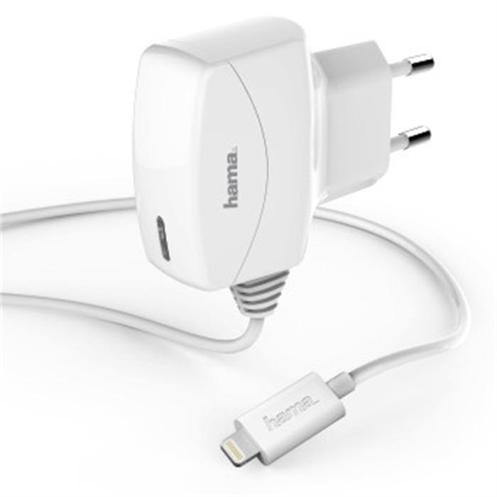 Picture of Charger, Lightning, 1 A, white / Travel Charger