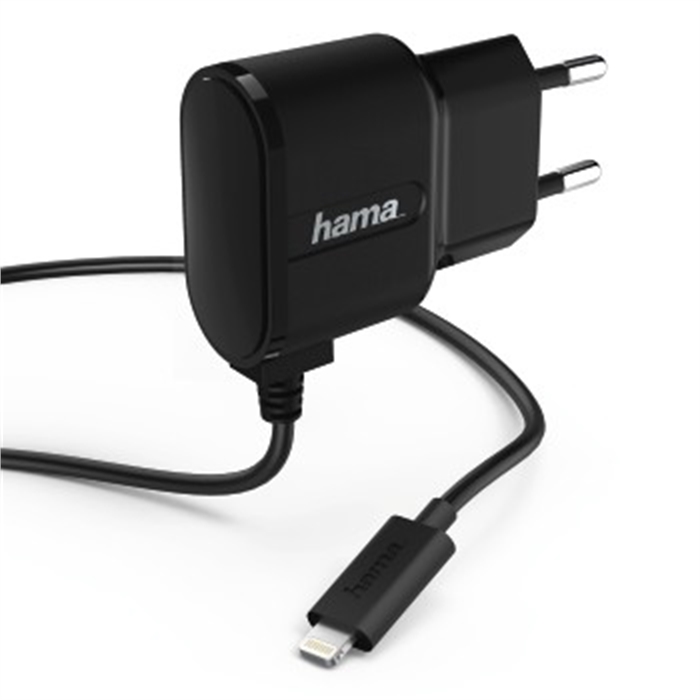 Picture of Easy Charger, Lightning, 1 A, black / Travel Charger