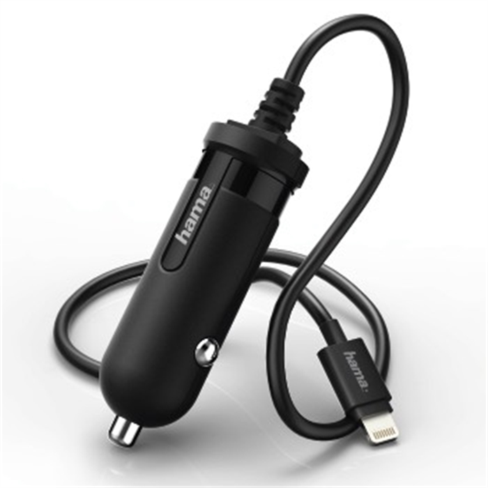 Picture of Easy Car Charger, Lightning, 1 A, black / Vehicle Charger