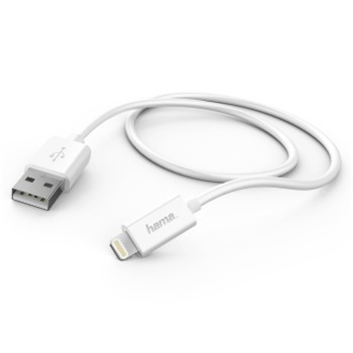 Image de Câble de charge/données, Lightning, 1 m, blanc / Câbles USB