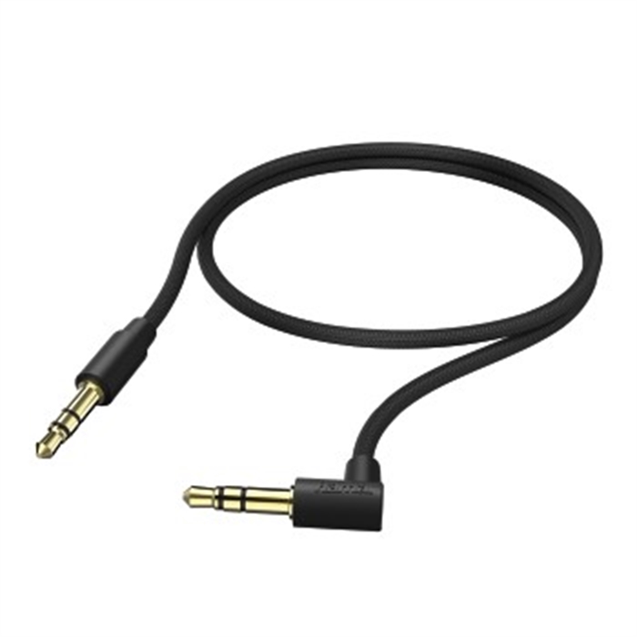 Picture of Connecting Cable, 3.5 mm jack plug, 0.5 m, black / Jack Cable