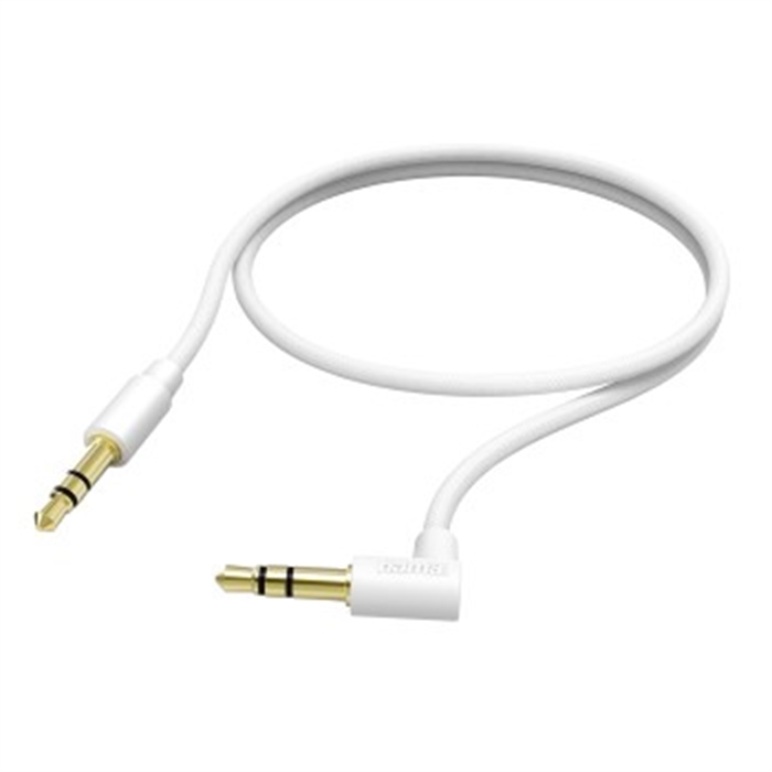 Picture of Connecting Cable, 3.5 mm jack plug, 0.5 m, white / Jack Cable