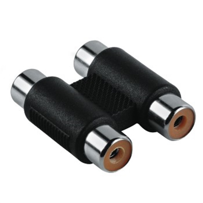 Picture of RCA Adapter, 2 RCA Sockets - 2 RCA Sockets / RCA Adapter