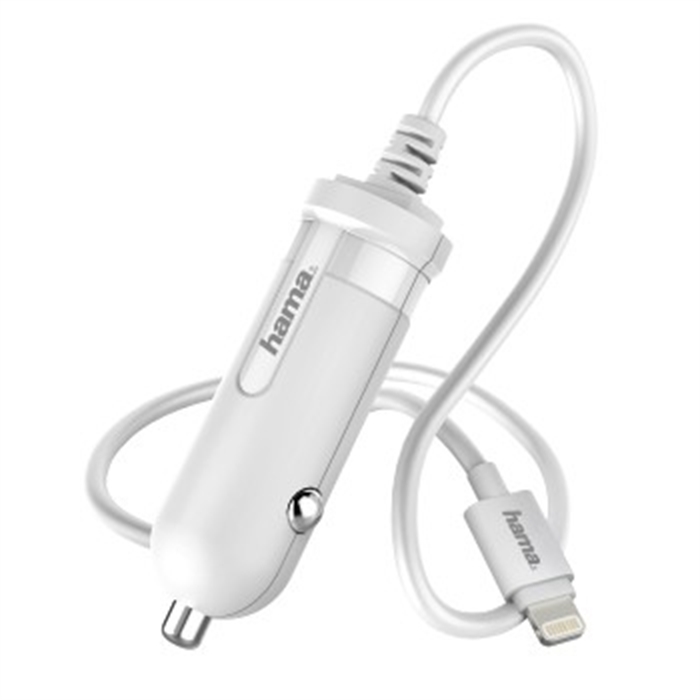 Picture of Car Charger, Lightning, 1 A, white / Vehicle Charger