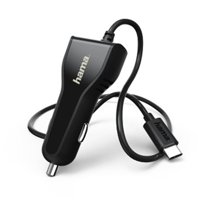 Picture of Vehicle Charger, USB Type-C, Power Delivery (PD), 3A, black / Vehicle Charger