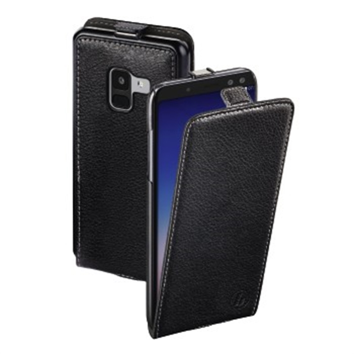 Picture of Smart Case Flap Case for Samsung Galaxy A8 (2018), black / Smartphone Flap Case