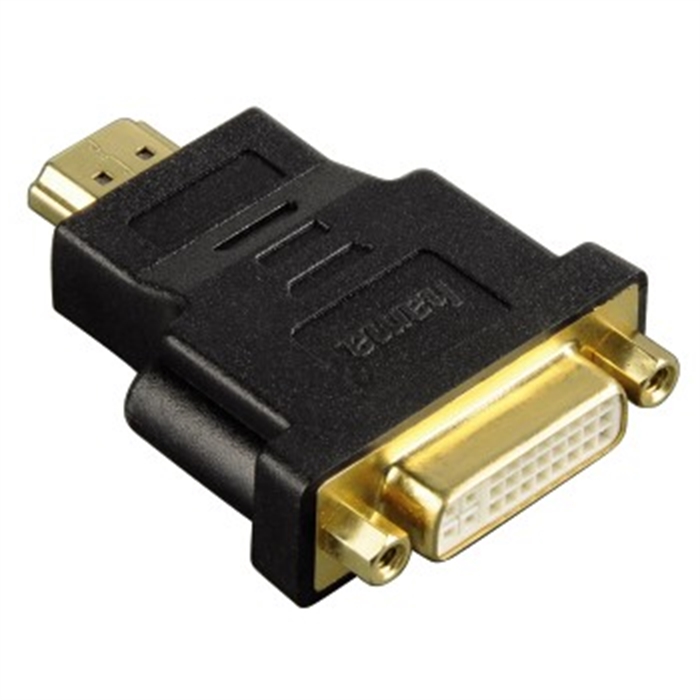 Image de Adaptateur DVI-HDMI™, HDMI™ mâle- DVI femelle, plaqué or, blindé / Adaptateurs HDMI™ DVI