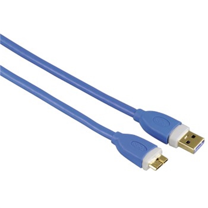 Picture of Micro USB 3.0 Cable, gold-plated, double shielded, 1.80 m / USB Cable