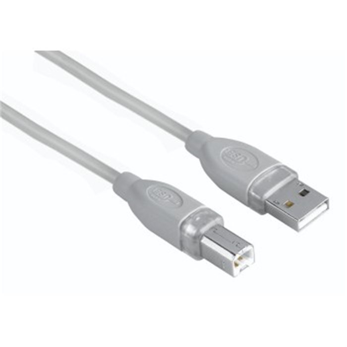 Picture of USB 2.0 Cable, shielded, grey, 5.00 m / USB Cable