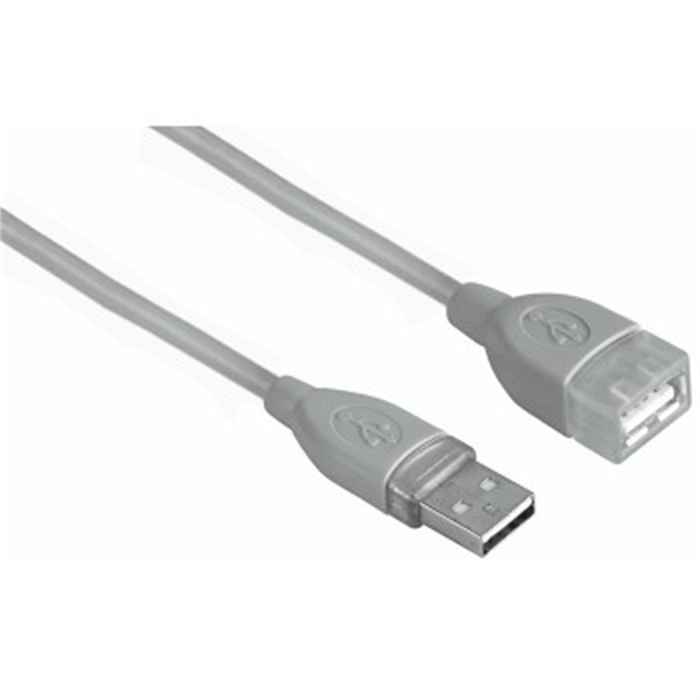 Picture of USB 2.0 Extension Cable, shielded, grey, 1.80 m / USB Cable