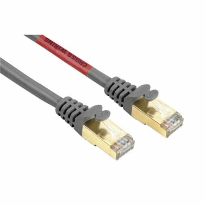 Image de Câble réseau CAT 5 croisé STP, fiche RJ45 mâle-mâle, 3,00 m / Câbles Réseau