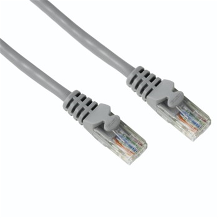 Image de Câble réseau, RJ45 mâle - RJ45 mâle, Cat. 5e, UTP, gris, 1,50m / Câbles Réseau