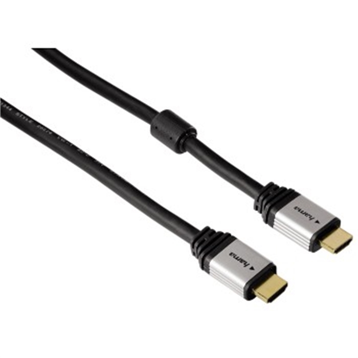 Image de Câble HDMI™haute vitesse, Ethernet, Or 24k, ferrites, dble blindage, 1,80m