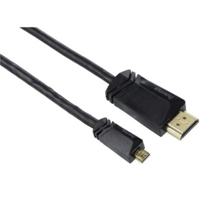 Image de Câble HDMI™ haute vitesse, A mâle - D mâle (micro), Ethernet, 1,5m, Noir