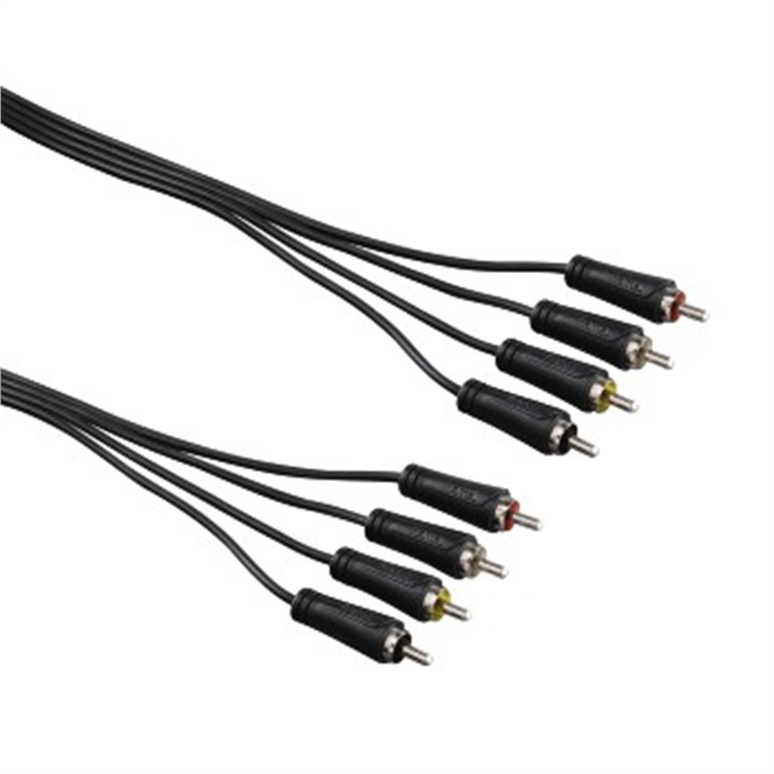 Image de Câble audio, 4x RCA mâle - 4x RCA mâle, 1,2 m / Câbles RCA