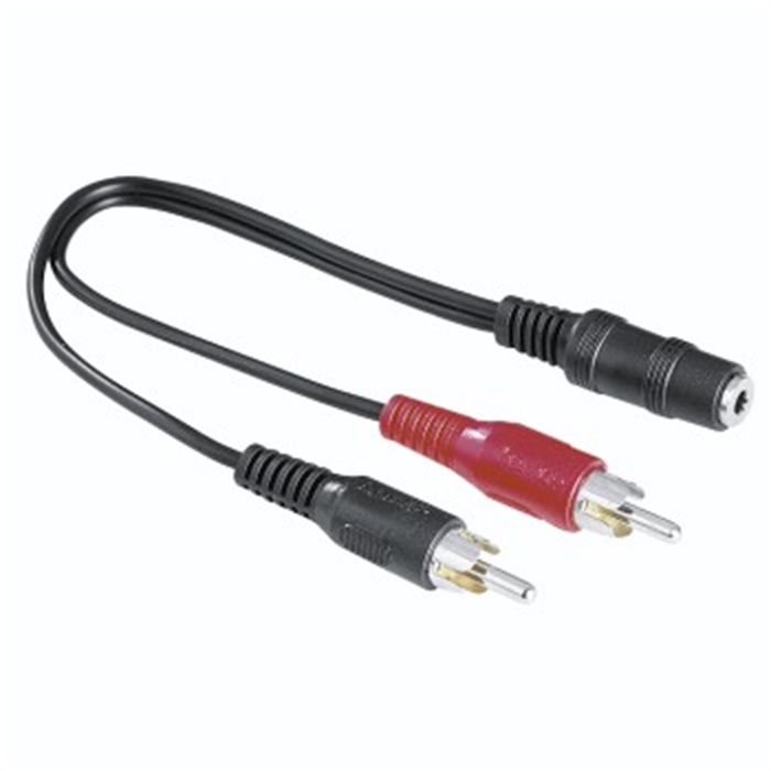 Afbeelding van Audio Adapter 2 RCA M - jack 3.5 F / Cinch-Adapter