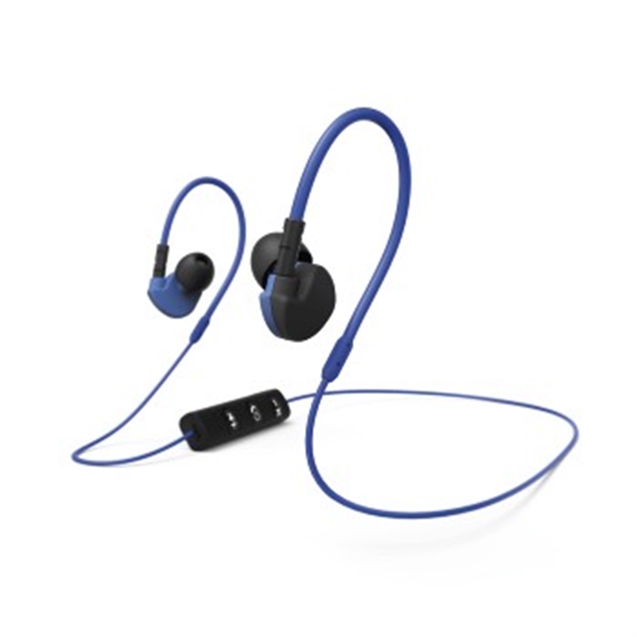 Image de Paire d’écouteurs tour d’oreille sport Active BT, noirs/bleus / Casques Bluetooth