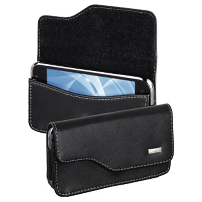 Picture of Liveri Smartphone Holster, size M, horizontal, black / Smartphone Holster Case