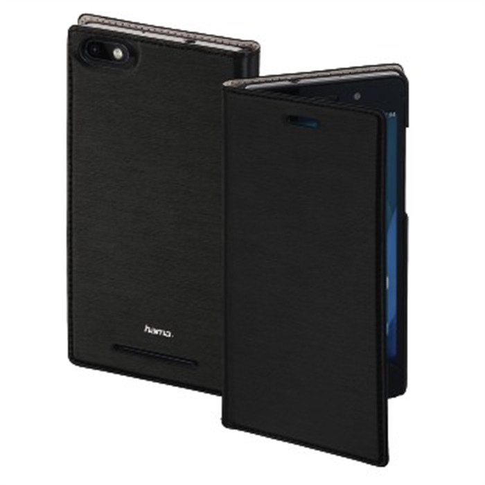 Picture of Slim Booklet Case for Wiko Lenny 3, black / Smartphone Booklet Case