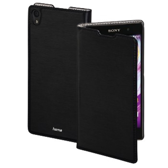 Picture of Slim Booklet Case for Sony Xperia E5, black / Smartphone Booklet Case