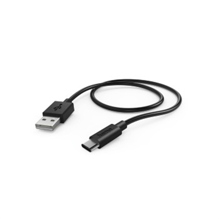 Picture of Charging/Data Cable, USB Type-C, 0.6 m, black / USB Cable