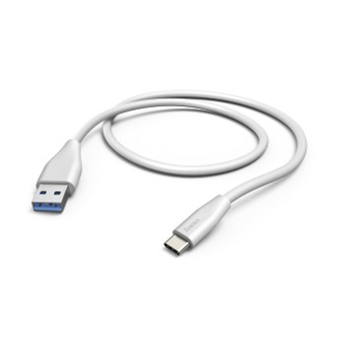 Picture of Charging/Data Cable, USB Type-C - USB 3.1 A Plug, 1.5 m, white / USB Cable