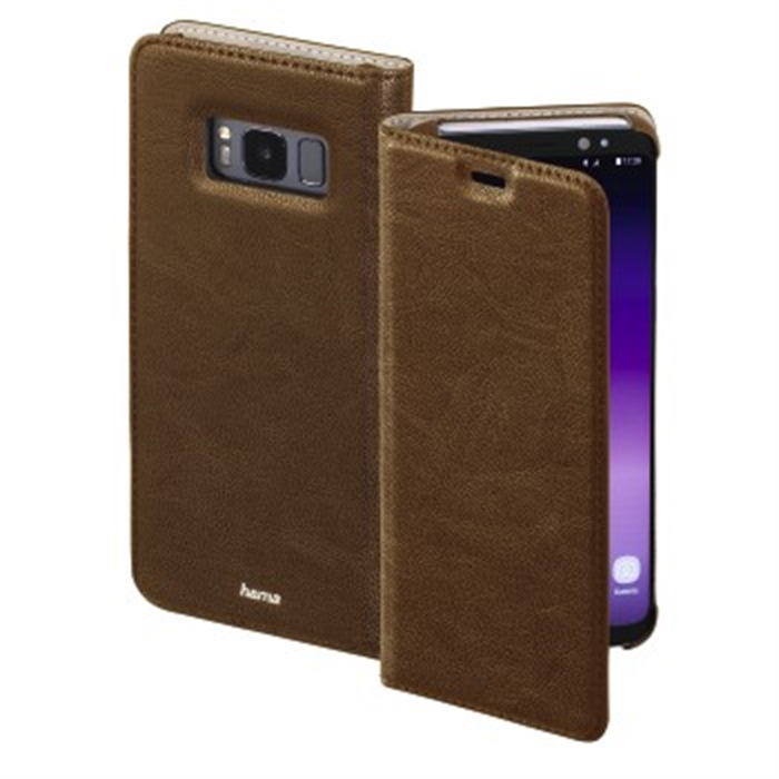 Picture of Guard Case Booklet for Samsung Galaxy S8+, brown / Smartphone Booklet Case