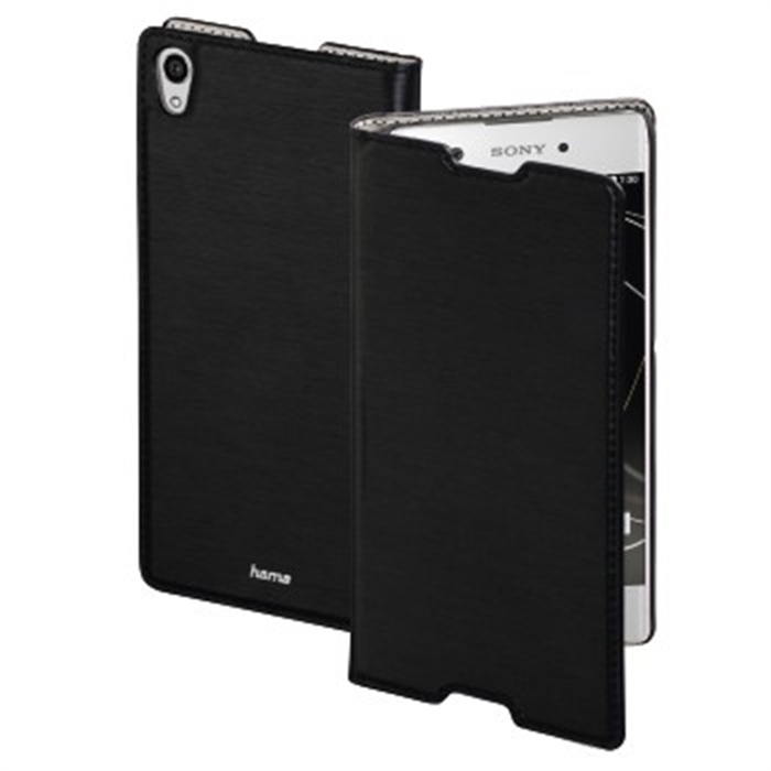 Picture of Slim Booklet Case for Sony Xperia XA1, black / Smartphone Booklet Case