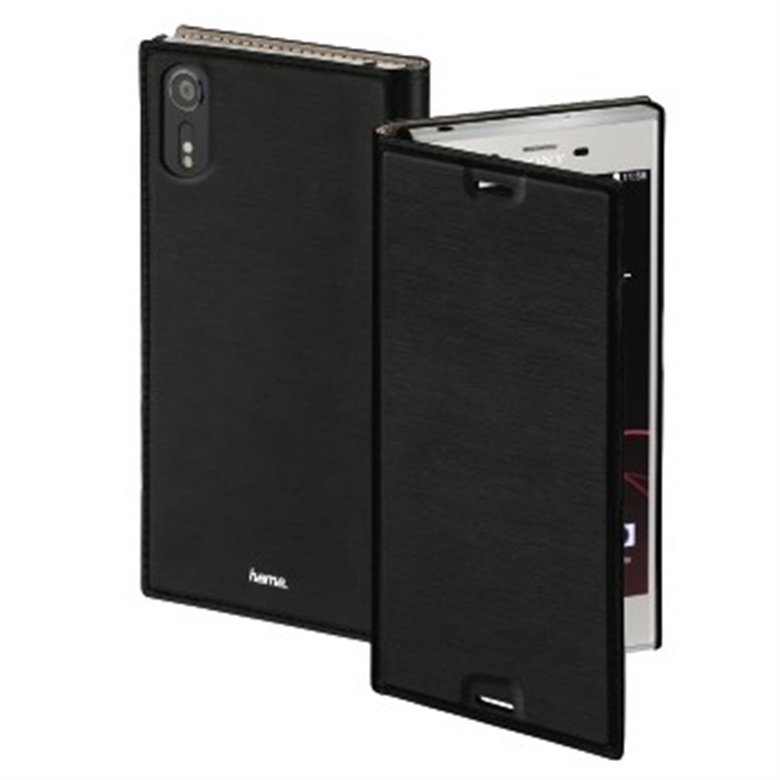 Picture of Slim Booklet Case for Sony Xperia XZs, black / Smartphone Booklet Case