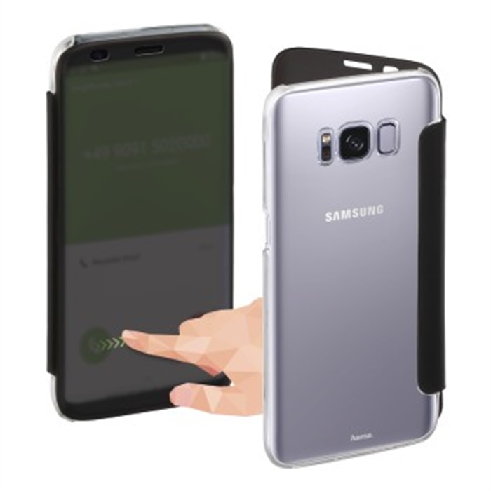 Afbeelding van Booklet View Galaxy S8 zwart , / Smartphone Booklet Case