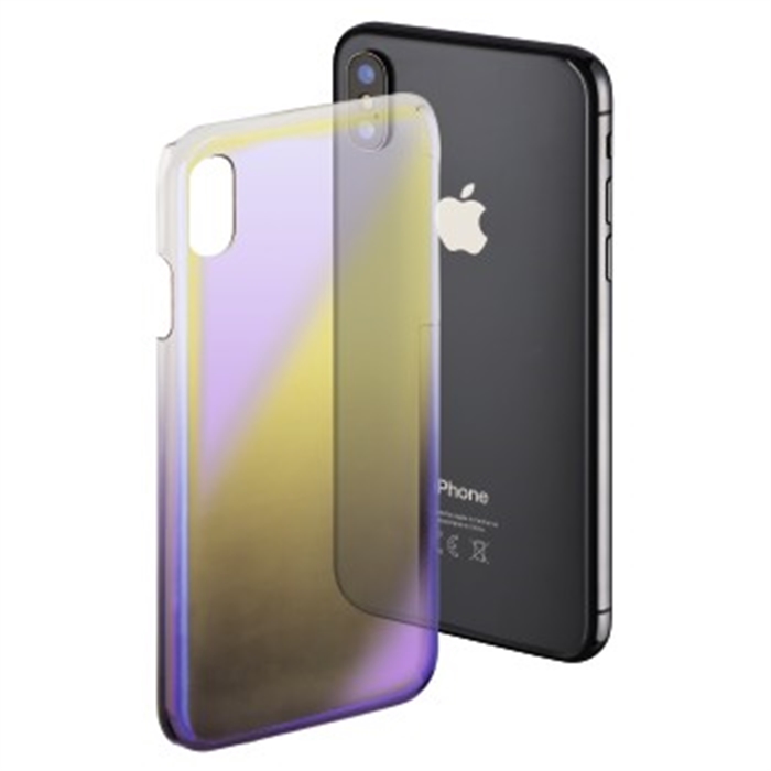 Afbeelding van Cover Mirror iPhone X lila / Smartphone-Cover