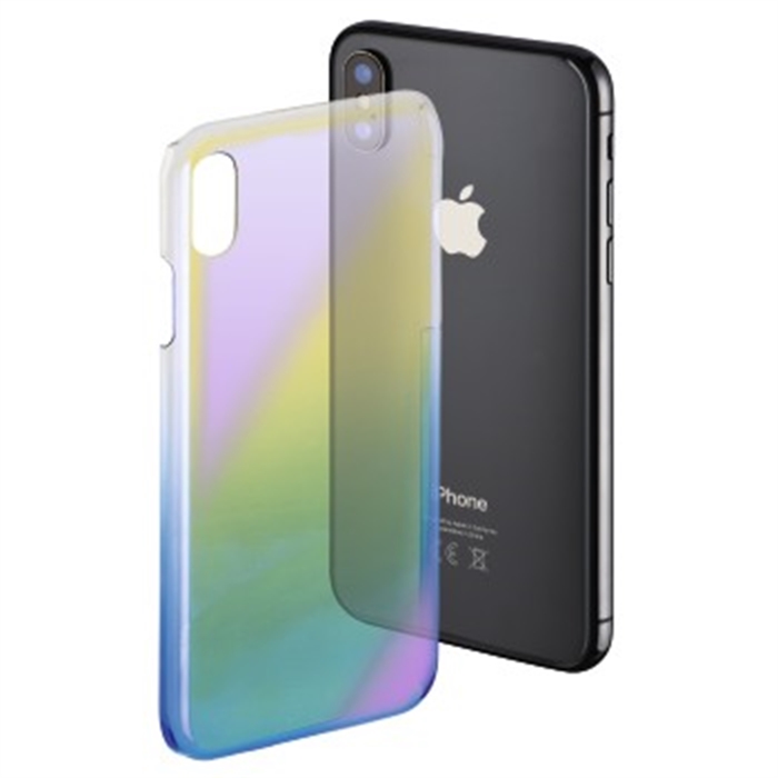 Afbeelding van Cover Mirror iPhone X blauw , / Smartphone-Cover