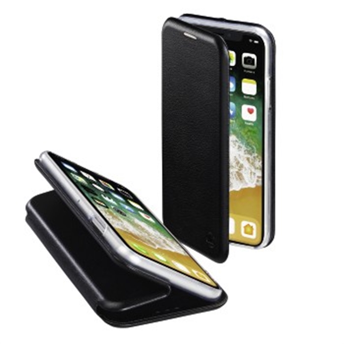 Afbeelding van Booklet Curve iPhone X zwart , / Smartphone Booklet Case