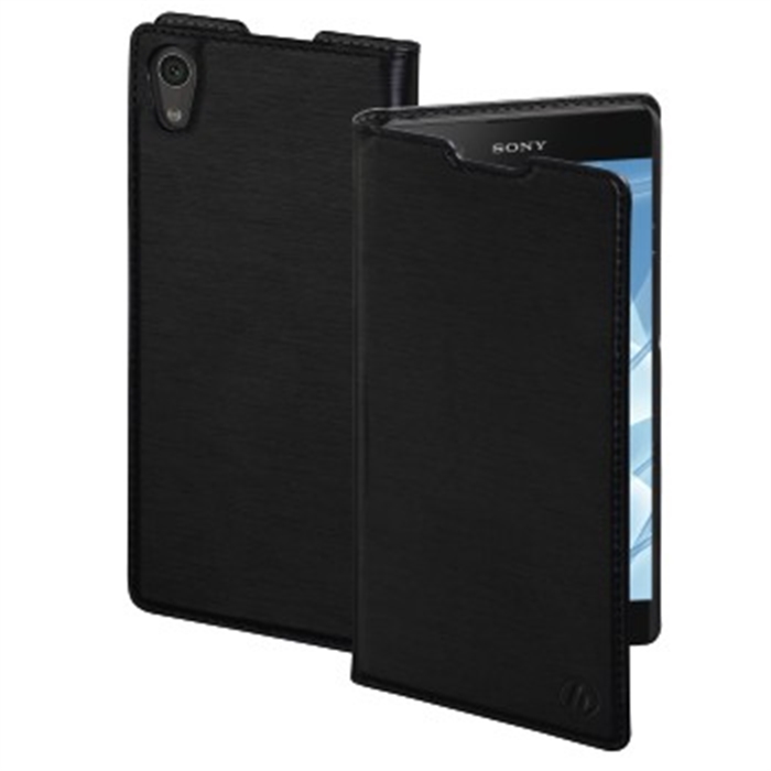 Afbeelding van Booklet Slim voor Sony Xperia XA1 Plus, zwart / Smartphone Booklet Case