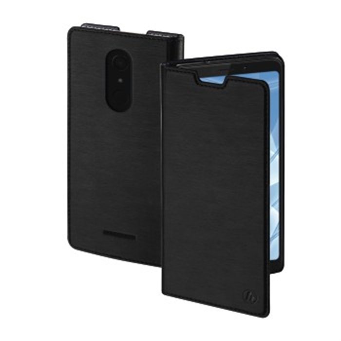 Afbeelding van Booklet Slim Wiko View zwart / Smartphone Booklet Case