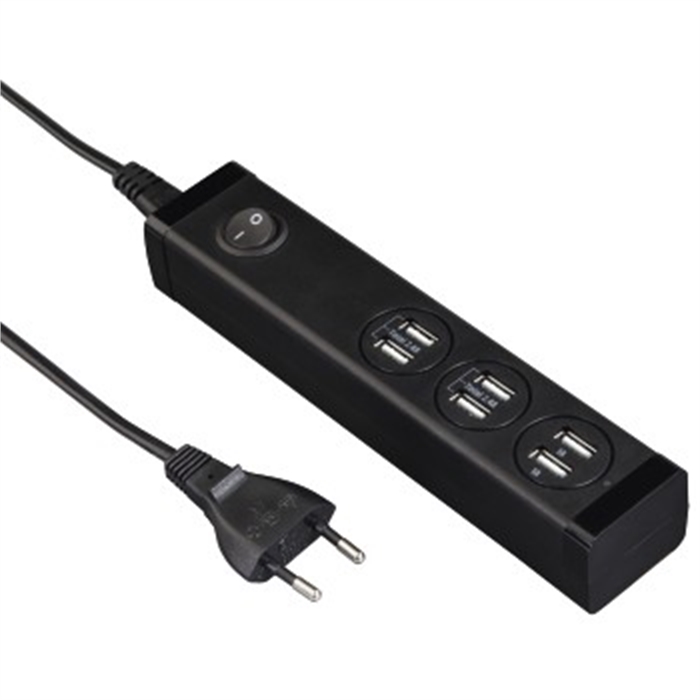 Image de Station de charge USB, 6compartiments, pour tablettes et smartphones / Chargeur USB