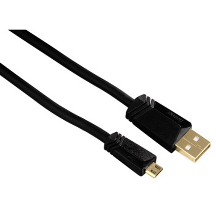 Picture of USB 2.0 Cable, type A plug - type micro B plug, shielded, 1.5 m / USB Cable