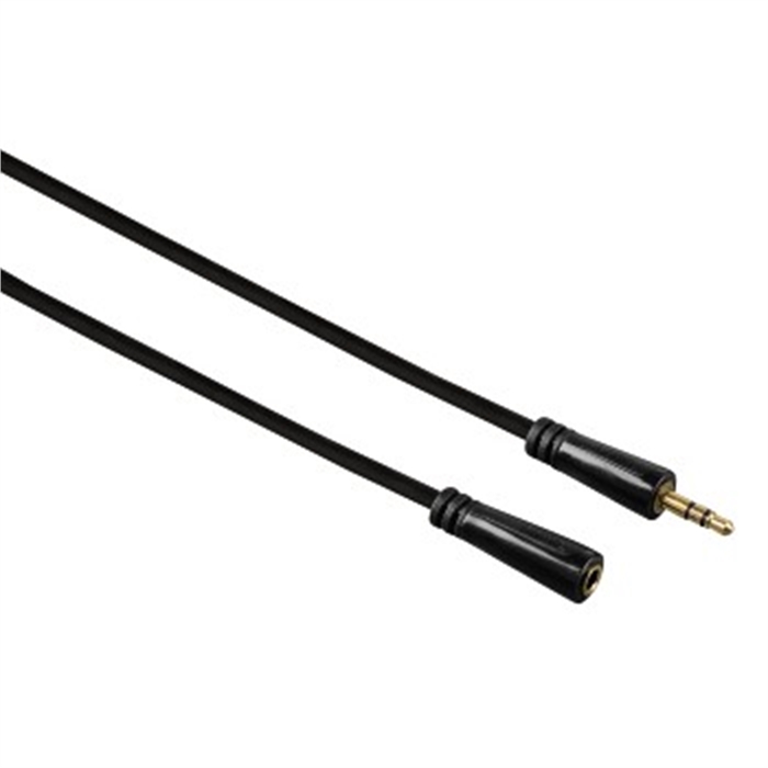 Image de Rallonge audio, Jack mâle 3,5 mm - Femelle, stéréo, plaquée or, 3 m / Câbles Jack