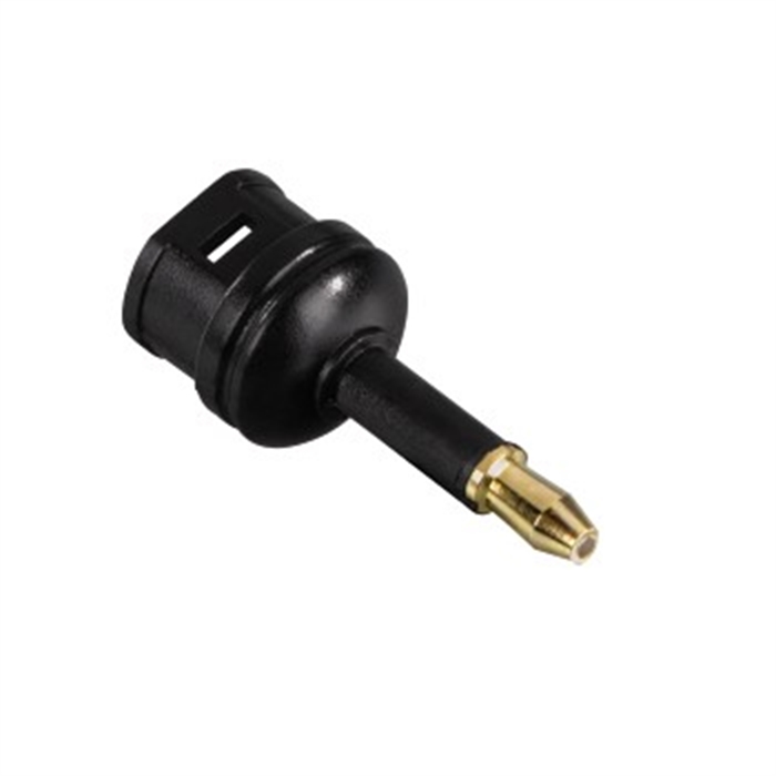 Image de Adaptateur optique, femelle Toslink - mâle Opti 3,5 mm, plaqué or / Adaptateur ODT