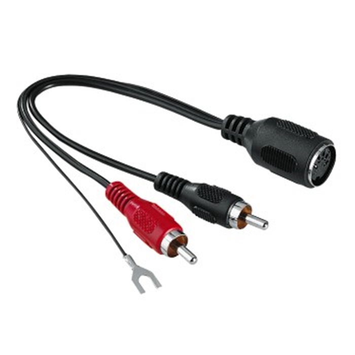 Afbeelding van adapter DIN-2 cinch plug - aarding / Cinch-Adapter