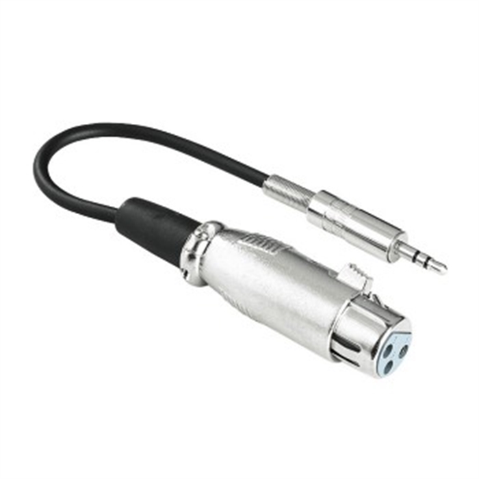 Image de Adaptateur audio, XLR femelle - jack mâle 3,5 mm stéréo / Adaptateurs Jack