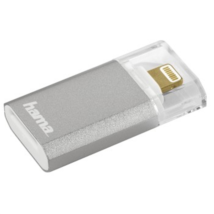 Image de Lecteur de cartes Lightning Save2Data mini, microSD, argent / Lecteur de cartes