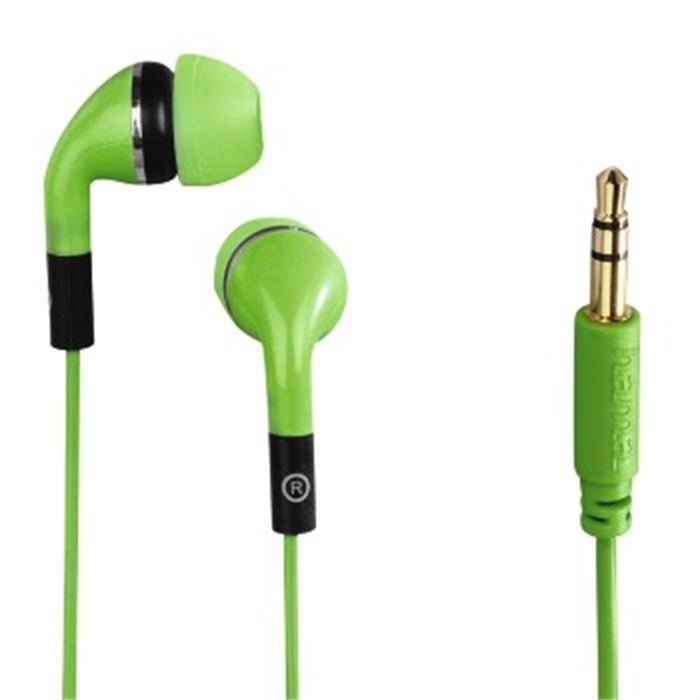 Picture of Flip In-Ear Stereo Headphones, green / Headphones