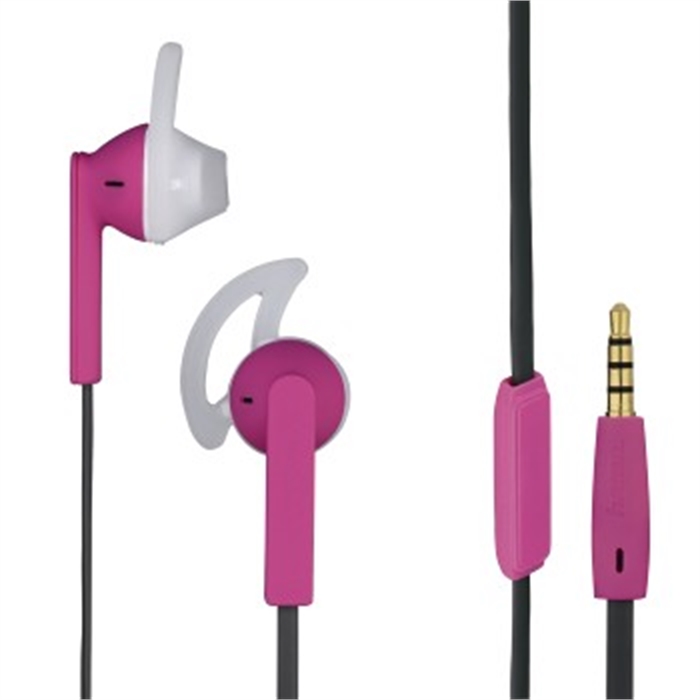 Picture of Action + Stereo Earphones, grey/pink / Headset