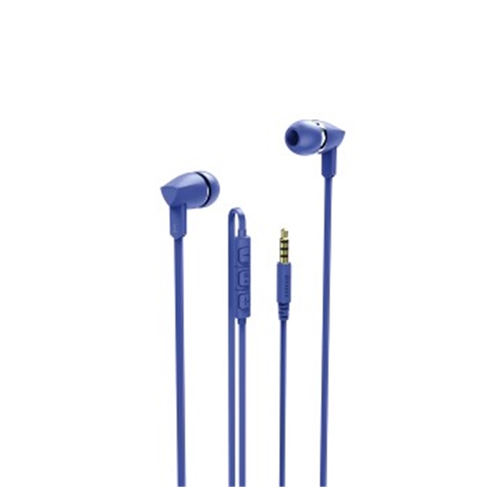 Image de Casque micro intra-auriculaire Basic+, bleu / Casque avec micro