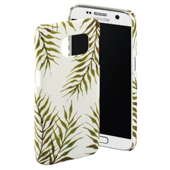 Picture of Fern Leaves Cover for Samsung Galaxy S7, yellow, Limited Edition / Smartphone-Cover