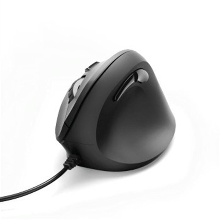 Image de Souris verticale ergonomique EMC-500, filaire, 6 boutons, noire / Souris