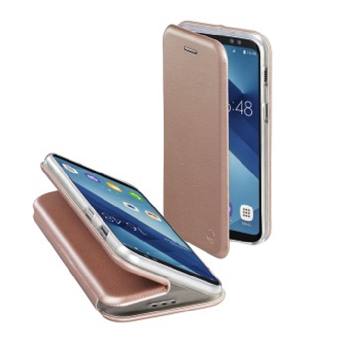 Picture of Bow Booklet for Samsung Galaxy A6 (2018), rose gold / Smartphone Booklet Case