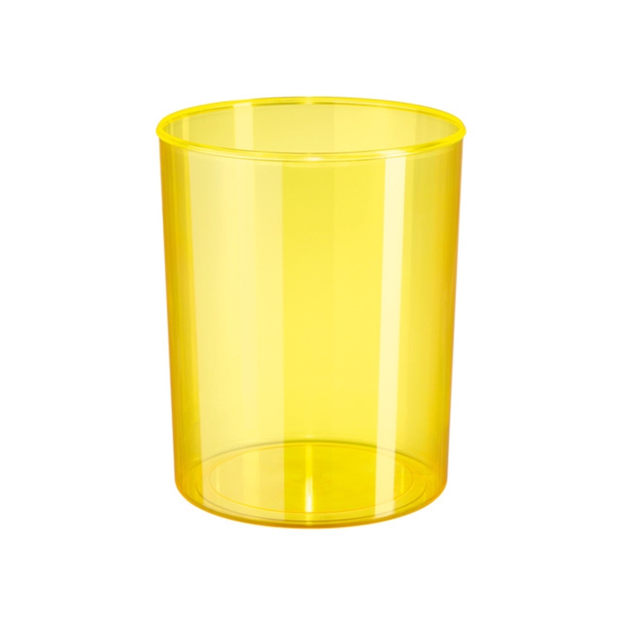 Image de Corbeille a papier HAN i-Line Signal 13 litres transparent  jaune