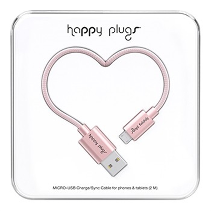 Picture of Deluxe Charging/Sync Cable, Micro-USB, 2m, Pink Gold